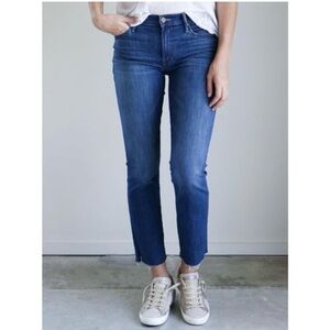 MOTHER The Rascal Ankle Snippet in Here Kitty Kitty Size 24